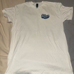 White Logo Crew T-Shirt for Men